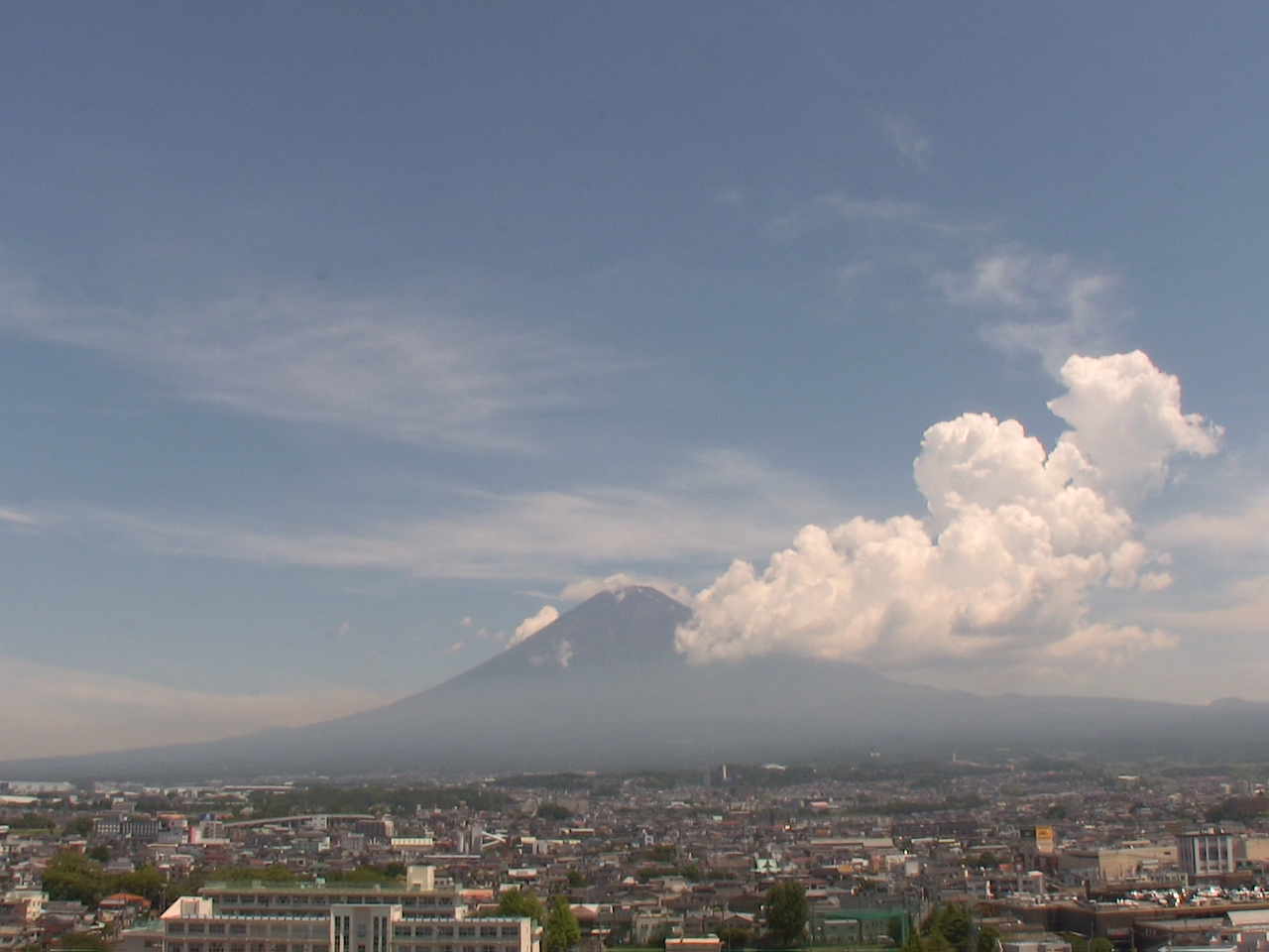 2022年6月27日の富士山